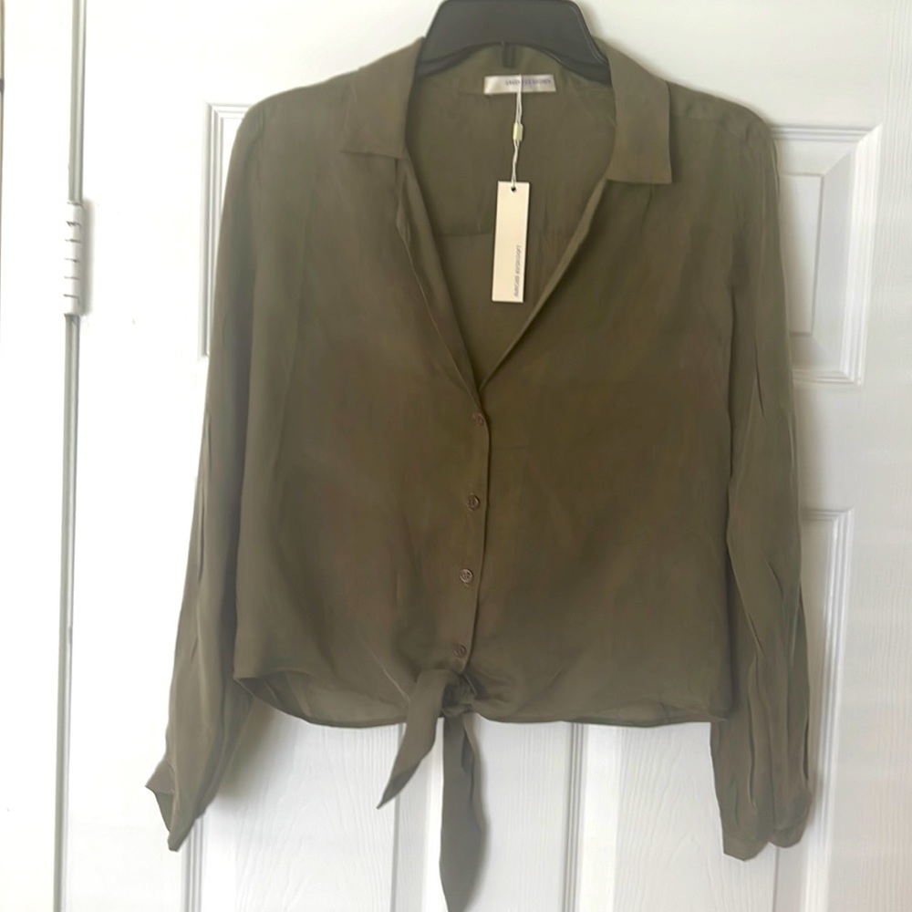 Lavender brown nwt sz small women’s green